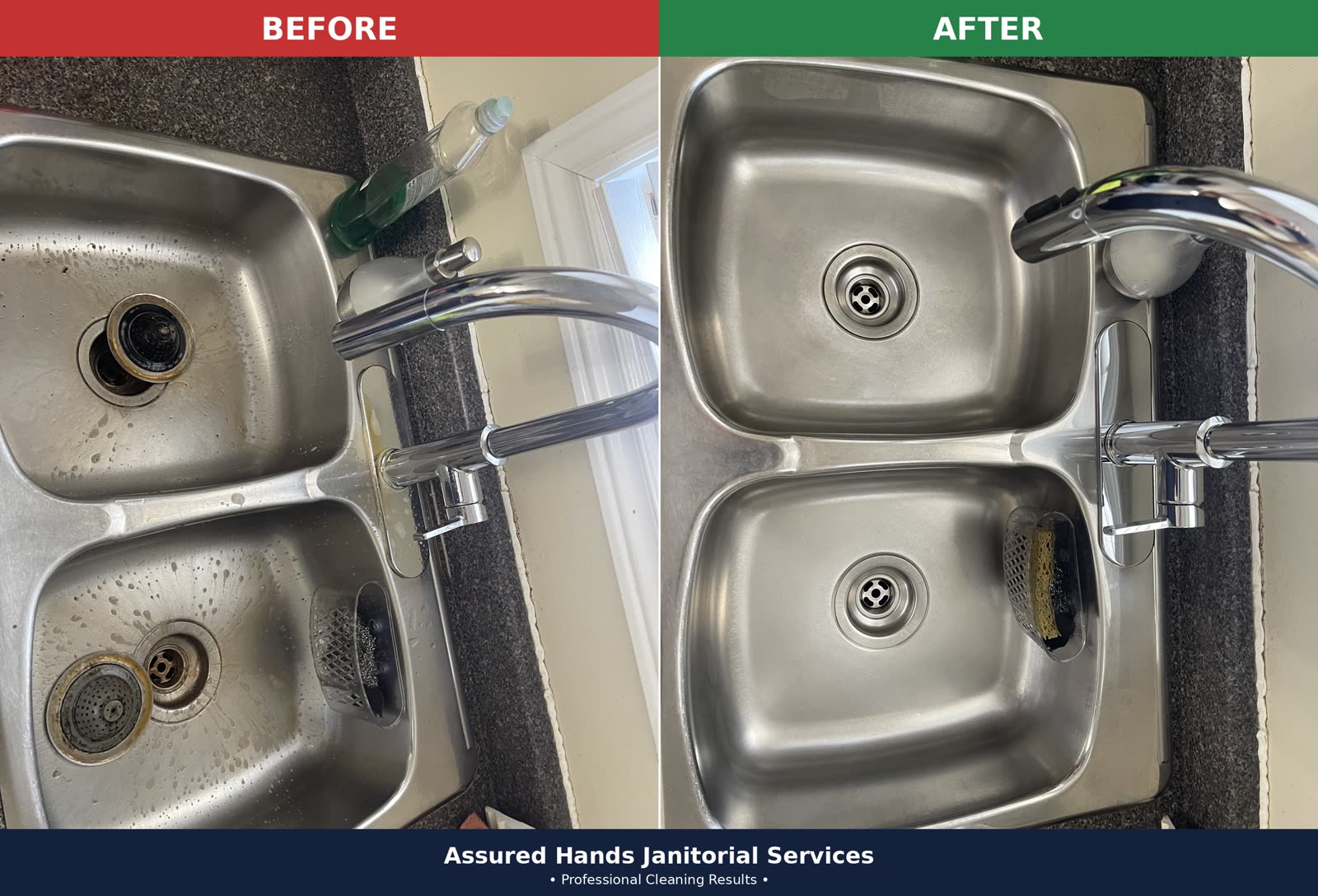 Before & after — Deep clean, Markham