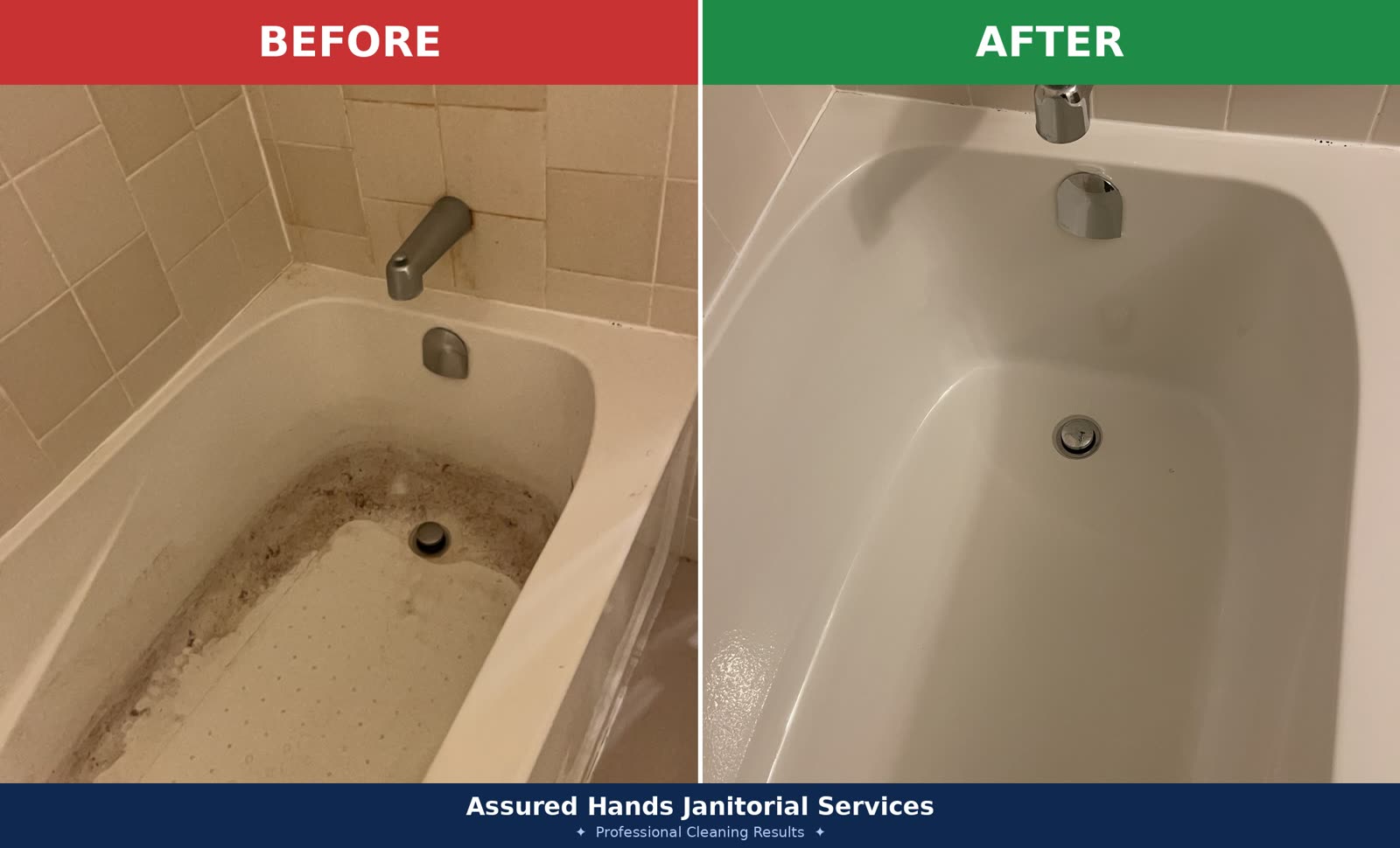 Deep cleaning vs standard cleaning result in a GTA home — Assured Hands