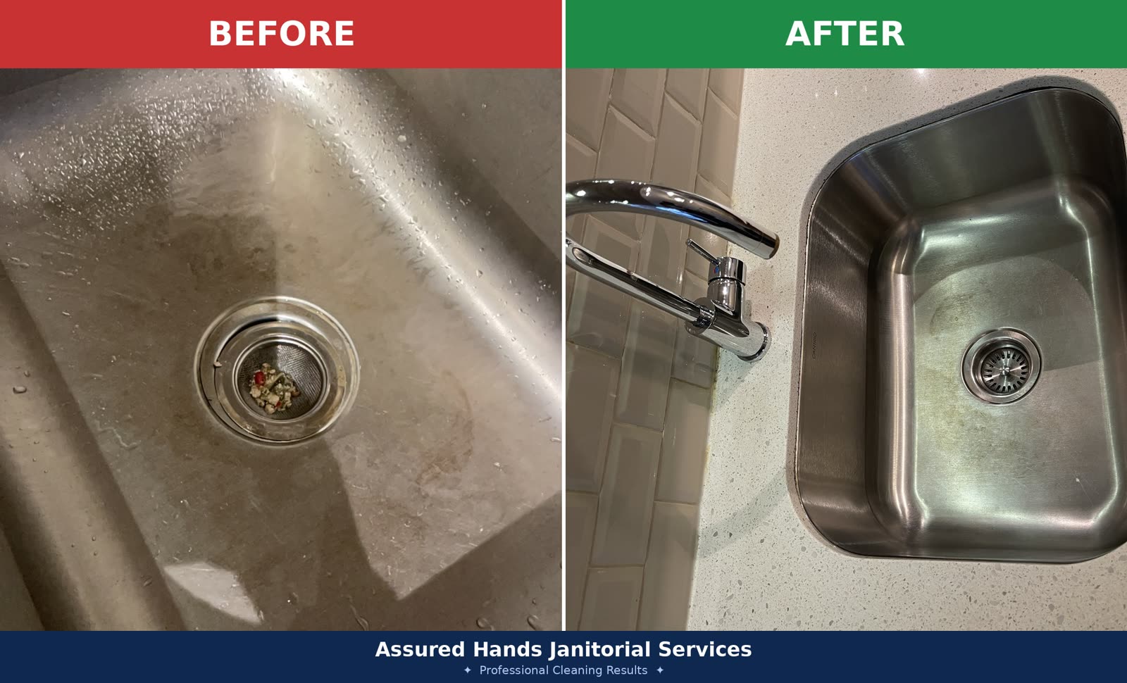 Professional house cleaning results in Vaughan GTA home — Assured Hands Janitorial Services