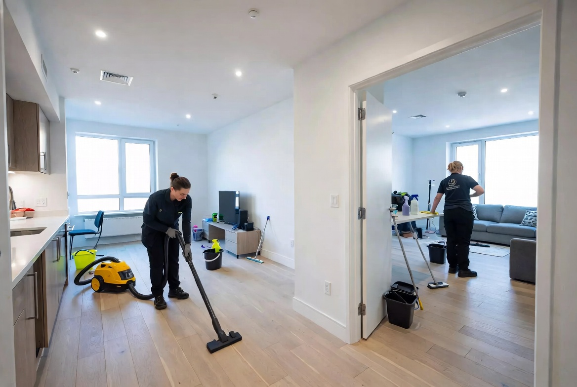 Cleaning team in Etobicoke