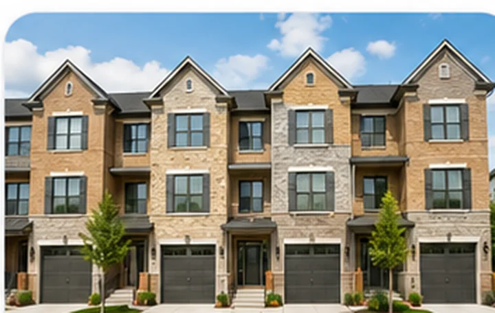 Modern GTA townhouse exterior