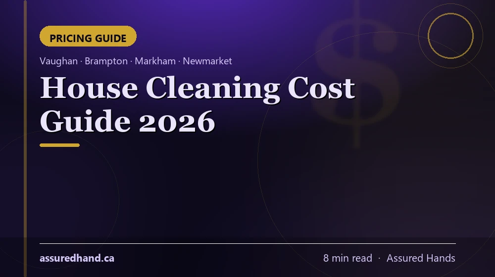 House cleaning cost guide 2026